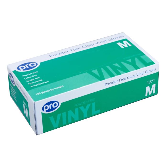 Vinyl Powder Free Gloves (100 pack) Professional Choice