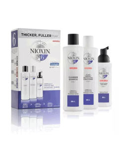 Nioxin Kit System 6 - for Bleached / Chemically Treated Hair with Progressed Thinning
