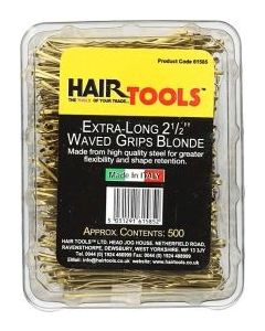 Hairtools Extra Long 2 1/2" Waved Grips Blonde (500)