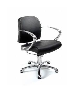 Evolution Hydraulic Styling Chair- Black