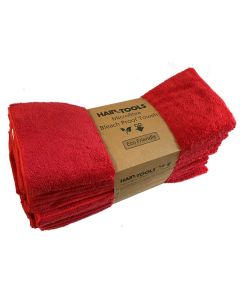 Microfibre Bleach Proof Red  Towels