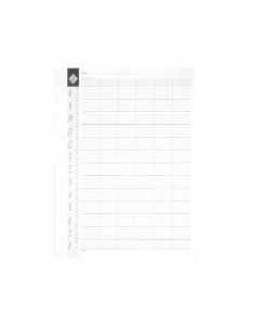 6 Column Appointment Pages For Black Bk