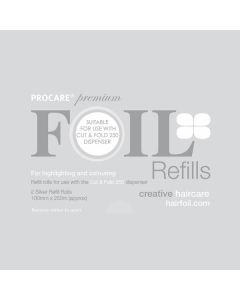 Procare Premium Silver Hair Foil 100MM X 250M - 2 X Refills