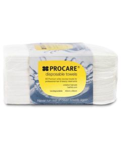 Procare Disposable Towels 50 Pack White