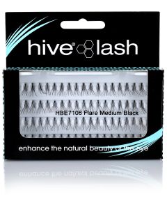 Hive Individual Medium Flare Black Lashs