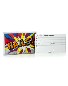 Agenda Appointment Cards - Pop Art - Nails 100pk