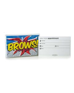 Agenda Appointment Cards - Pop Art - Brows 100pk