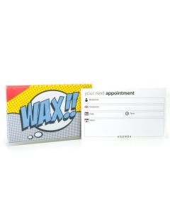 Agenda Appointment Cards - Pop Art - Wax 100pk