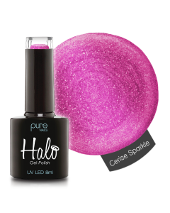 Halo Gel Polish - Cerise Sparkle  8Ml