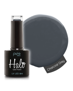 Halo Gel Polish - Charcoal Grey 8Ml