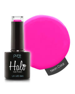 Halo Gel Polish - Neon Coral 8Ml