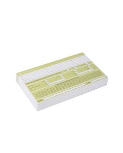 Agenda Record Cards - Sunbed 100pk