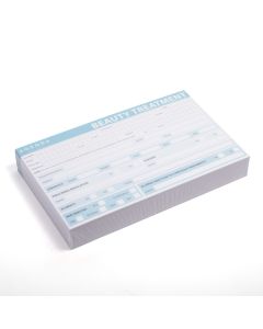 Agenda Record Cards - Beauty Treatment 100pk