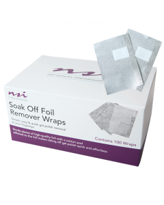 Nsi Soak Off Remover Wraps 100Pk