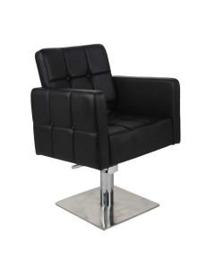 Dakota Styling Chair Black with Square Base