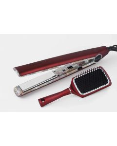 C1 Iron Metallic  Red +  Brush Gift Set