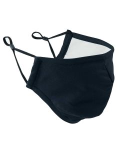 .washable 3 Layer Fabric Face Mask Black