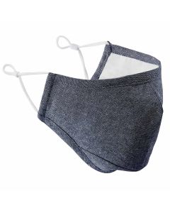 Washable 3 Layer Fabric Face Mask Indigo