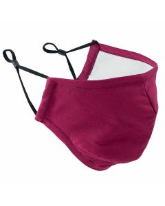 .washable 3 Layer Fabric Mask Burgundy
