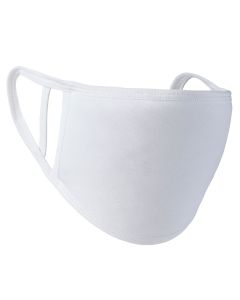 .washable 3 Layer Fabric Face Mask White