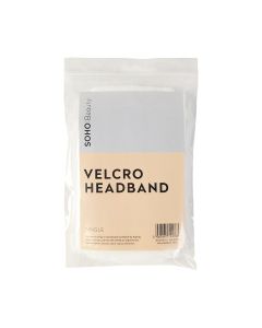 Soho Beauty - Velcro Headband - White (24pcs)