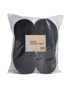 Soho Beauty - Sticky Feet (25 Pairs) Black Foam