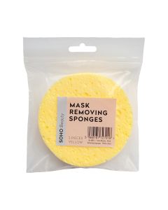 Soho Beauty - Mask Removing Sponges - Yellow (2pcs)