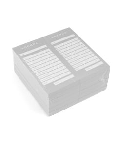 Agenda Check Pads - Grey 12 x 100 Leaf