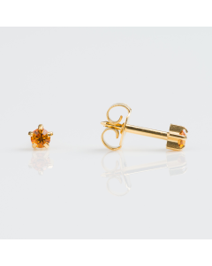Studex-Regular Gold Plated Tiffany November Topaz R111Y-12 Pack
