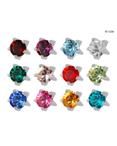 Studex-Regular Stainless Tiffany Assorted January-December R113W-12 Pack