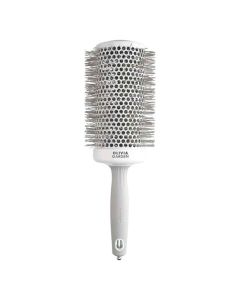 Olivia Garden Expert Blowout Speed Wavy Bristles White & Grey Brush 65