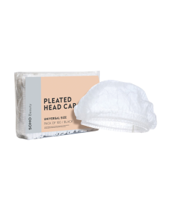 Soho Beauty - Pleated Head Cap (100pcs) white