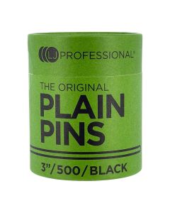 Lady Jane Professional 3" Plain Pins Hairpins Black 500 Pack