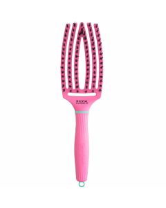 Olivia Garden Inner Child FingerBrush Care Iconic Boar & Nylon - Pink
