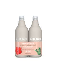 Kitoko Healthy Scalp Shampoo & Conditoner 1000ml Duo