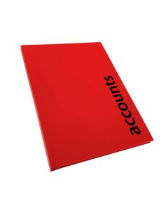 Agenda Salon Account Book - Red